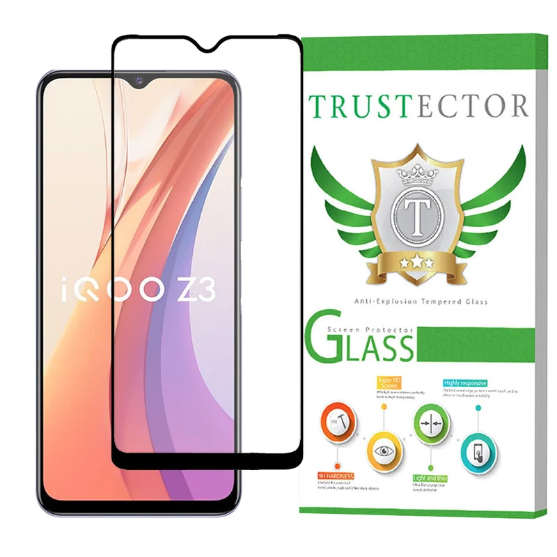 محافظ صفحه نمایش سرامیکی مات تراستکتور مدل MCERAMT مناسب برای گوشی موبایل ویوو iQOO Z3