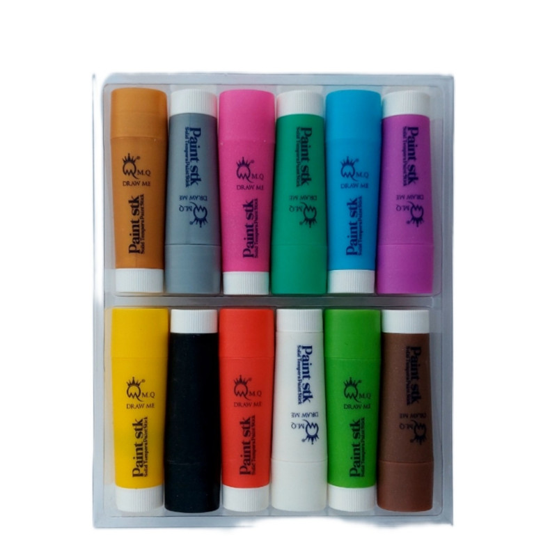 گواش 12 رنگ مدل ام کیو مدل پیچی طرح متالیک اکلیلی