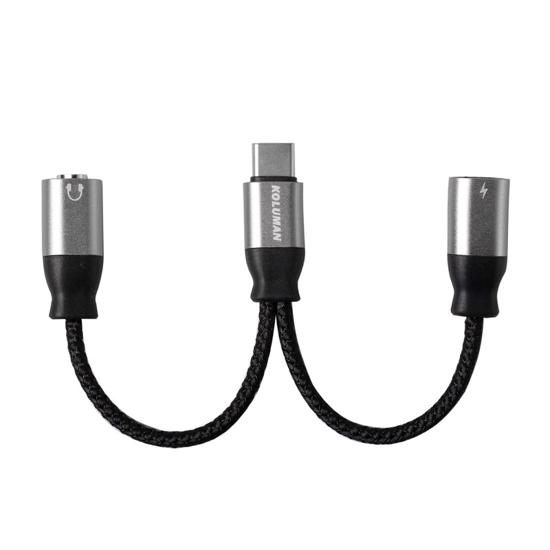 مبدل USB-C به USB-C / AUX کلومن مدل K - CA3