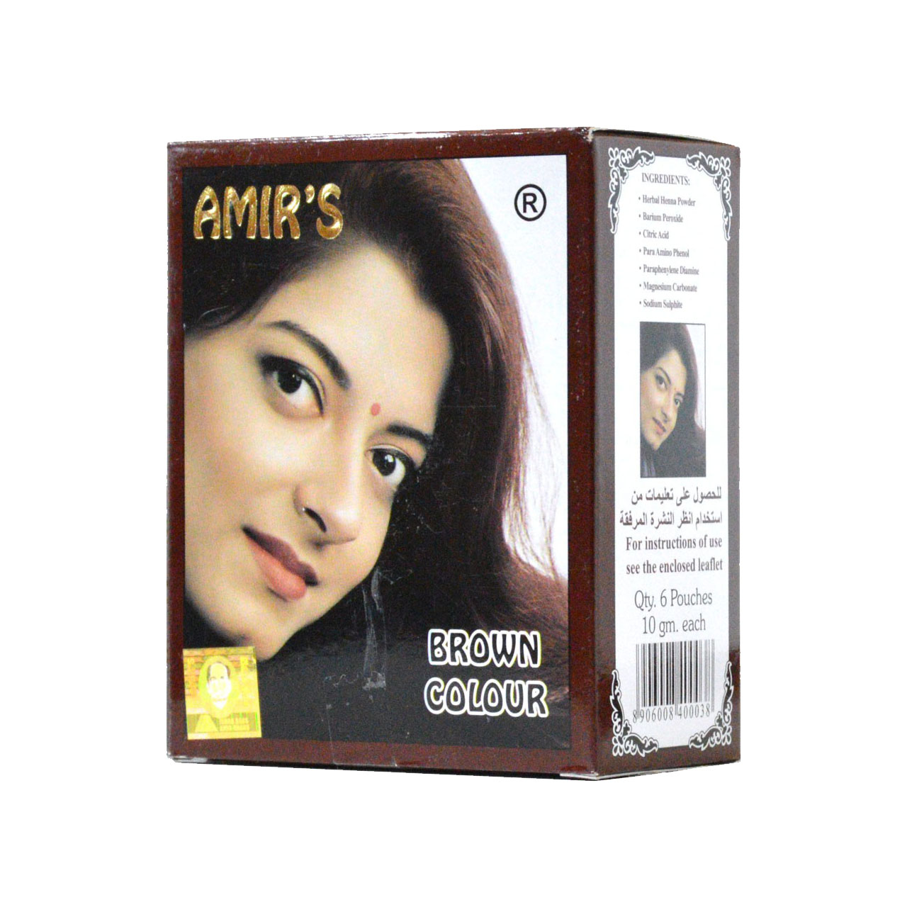 تقویت کننده موی سر حنای هندی امیر مدل Henna india 600m