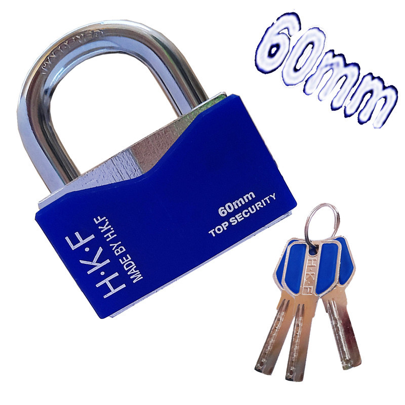 قفل آویز اچ کی اف مدل arya - 005 سایز 60 میلی متر