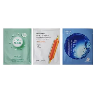 ماسک صورت ایمجز مدل پرتقال خونی و هیالورونیک اسید وزن 25 گرم مجموعه 3 عددی