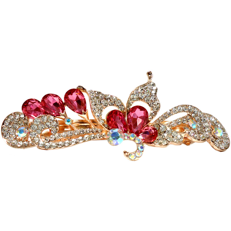 گیره مو آی جواهر مدل پروانه کد K55190
