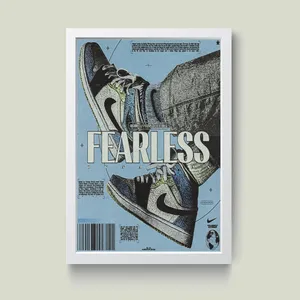 تابلو مدل جردن Fearless کد m2442-w