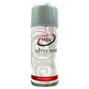 اسپری خوشبو کننده بدن مردانه آیس من مدل silver sent حجم 150 میلی لیتر