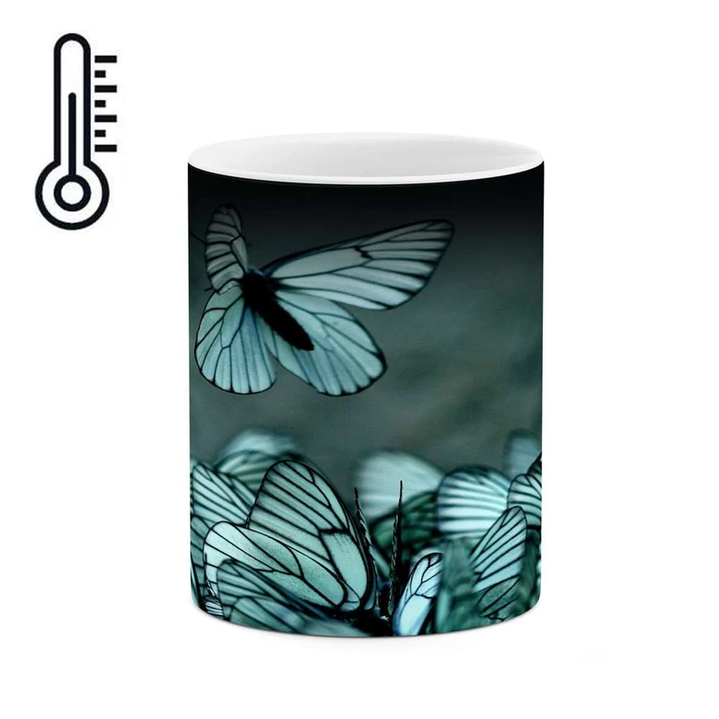 ماگ حرارتی کاکتی مدل پروانه کد mgh14313