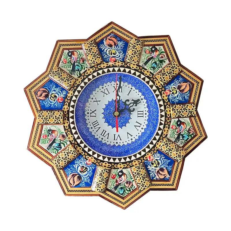 ساعت دیواری میناکاری کد 4