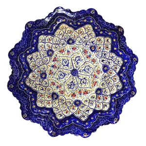 بشقاب مسی میناکاری کد 1-10085