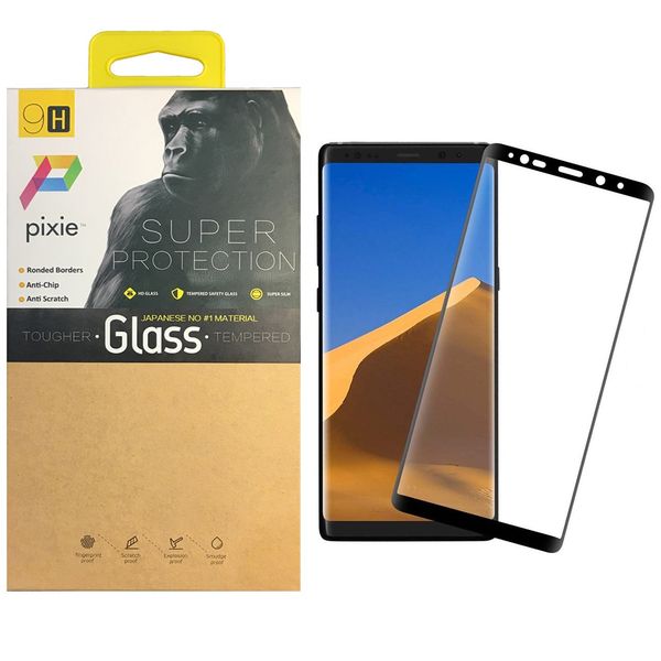 محافظ صفحه نمایش تمام چسب شیشه ای پیکسی مدل 3D مناسب برای گوشی سامسونگ Note 8 محافظ صفحه نمایش تمام چسب شیشه ای پیکسی مدل 3D مناسب برای گوشی سامسونگ Note 8