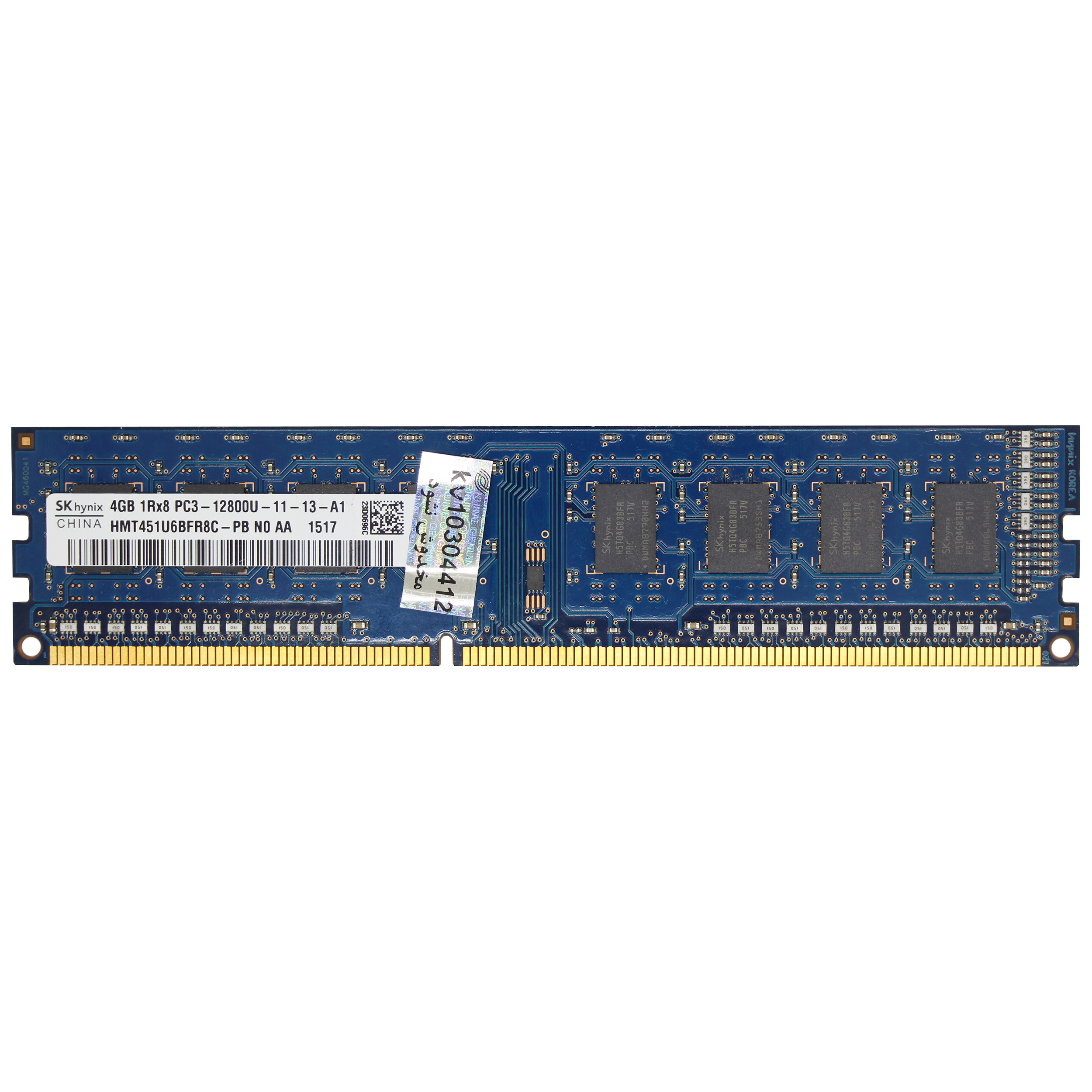 رم دسکتاپ DDR3 تک کاناله 1600 مگاهرتز CL11 اس کی هاینیکس مدل HMT ظرفیت 4 گیگابایت