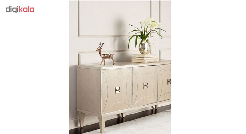 مجسمه برنزی مدل گوزن خال دار