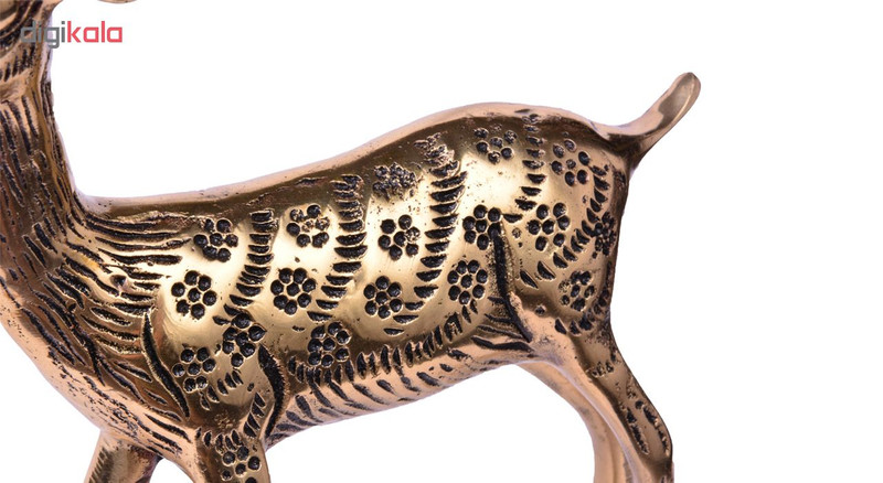 مجسمه برنزی مدل گوزن خال دار