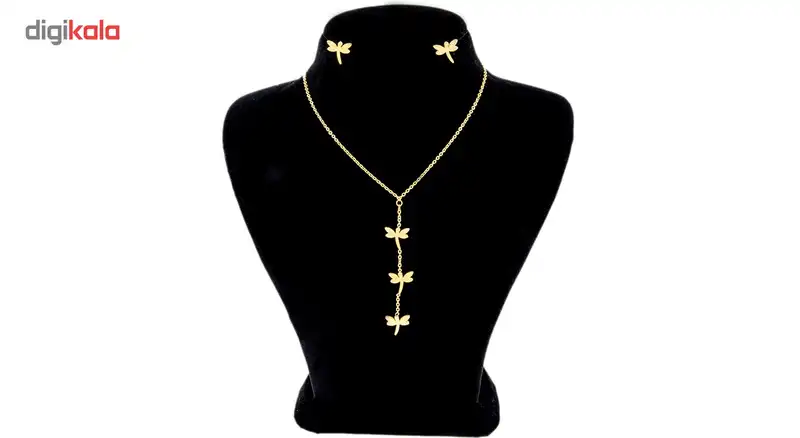 نیم ست بهارگالری مدل سنجاقک