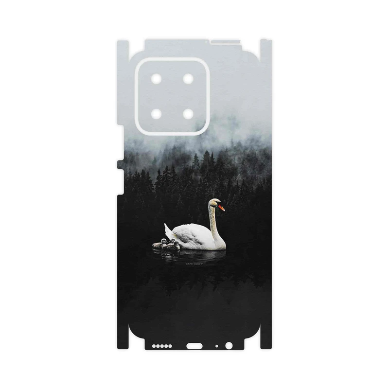 برچسب پوششی ماهوت مدل Swan_Lake-FullSkin مناسب برای گوشی موبایل آنر X5b Plus