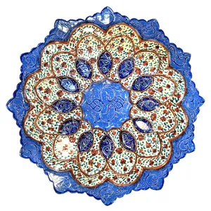 بشقاب مسی میناکاری کد 14-10085