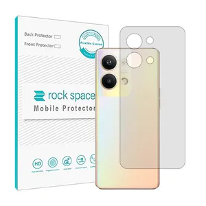 Transparent Rockspace HyGEL phone back protector suitable for Oppo Reno9 pro mobile phone