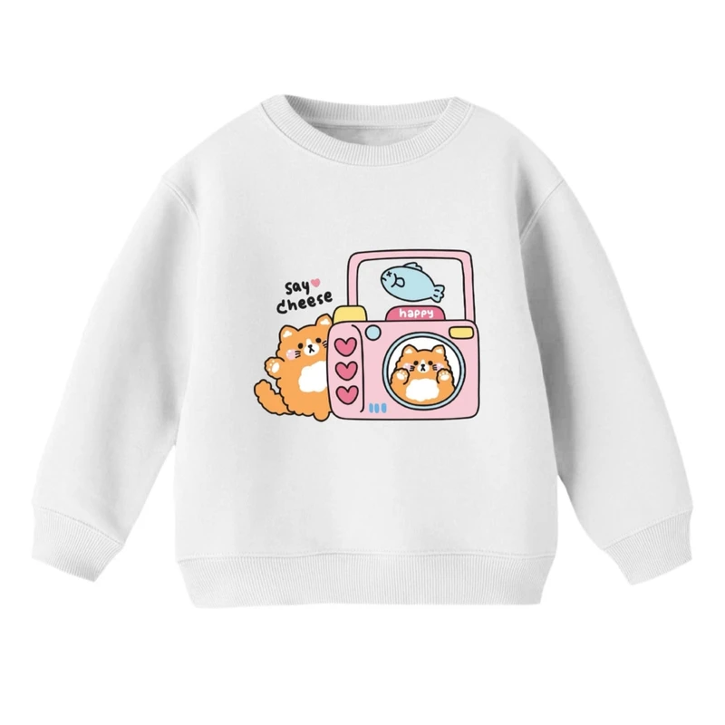 سویشرت بچگانه مدل گربه عکاس  