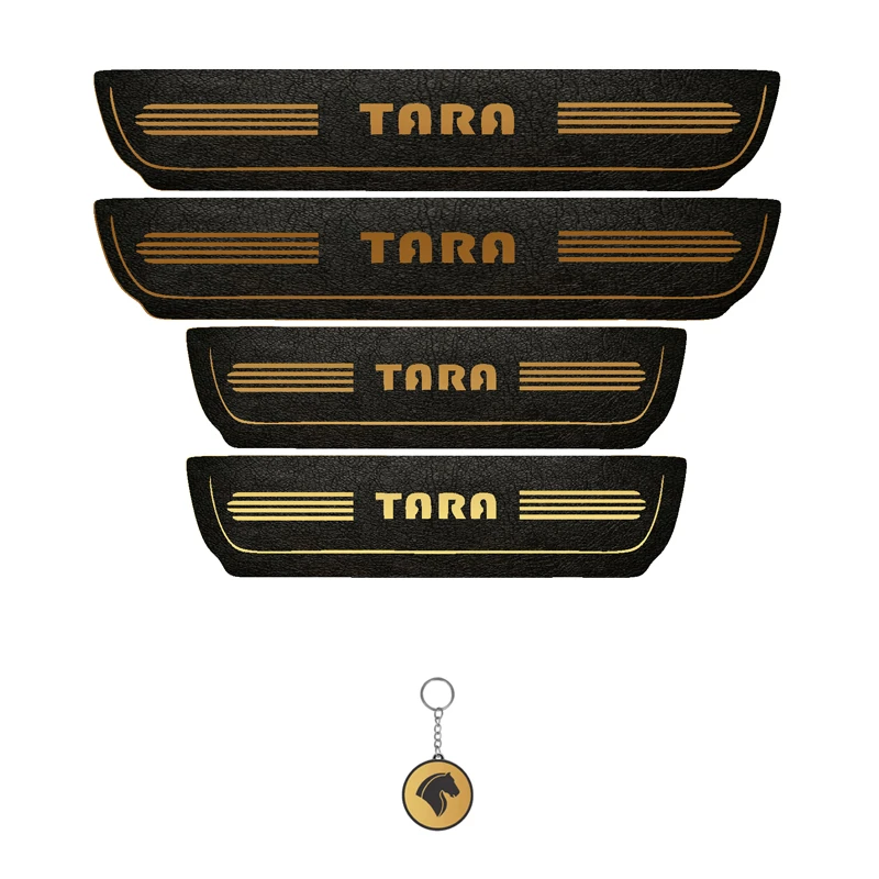 برچسب پارکابی خودرو لندمون کد LMm0076 MT مناسب برای تارا مجموعه 4 عددی به همراه جا کلیدی