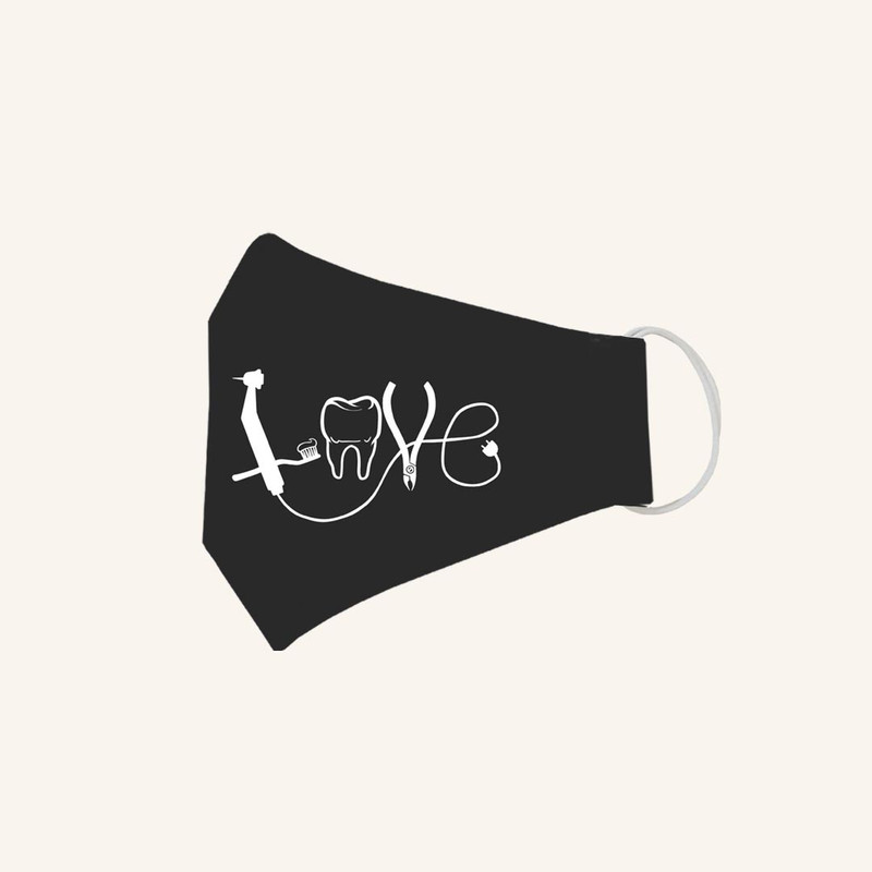 ماسک تزیینی مدل love