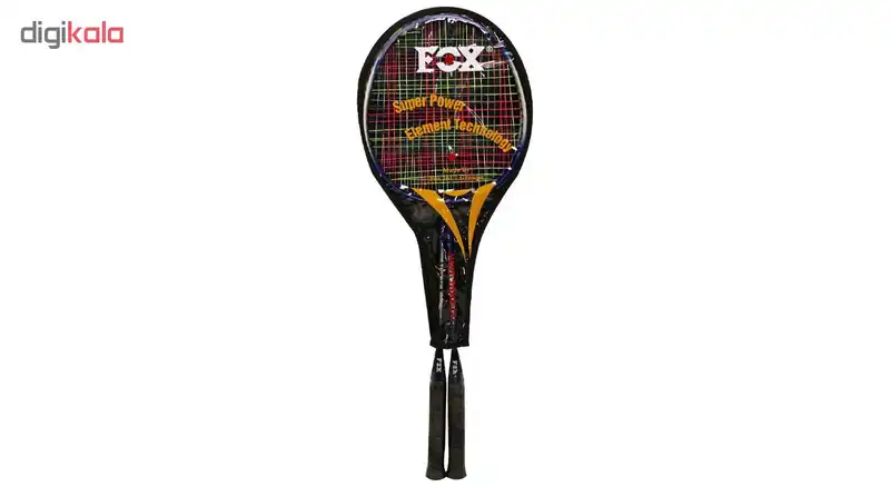 راکت بدمینتون فاکس مدل Super Power بسته 2 عددی