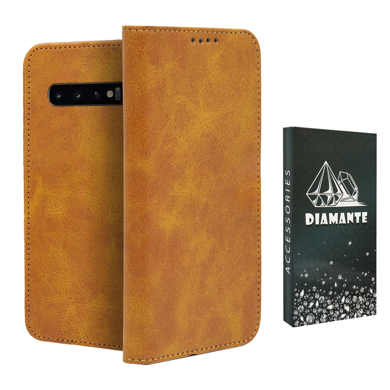 کیف کلاسوری دیامانته مدل Speek Bk مناسب برای گوشی موبایل سامسونگ Galaxy S10 Plus