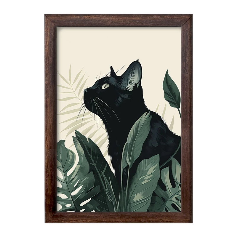 تابلو خندالو طرح گربه (Cat) کد F1748