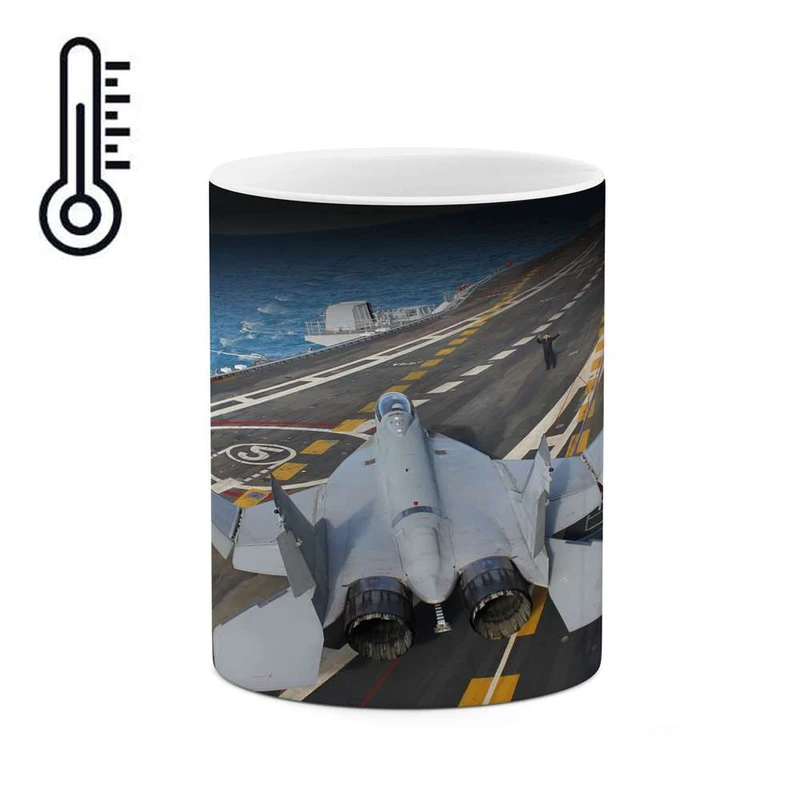 ماگ حرارتی کاکتی مدل هواپیمای جنگنده کد mgh12155