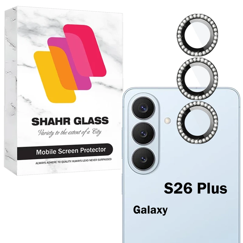محافظ لنز دوربین شیشه‌ای شهر گلس مدل NRIS20 مناسب برای گوشی موبایل سامسونگ Galaxy S26 Plus