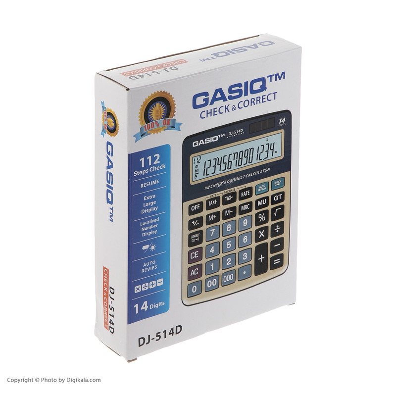 ماشین حساب گاسیکو مدل DJ-514 D