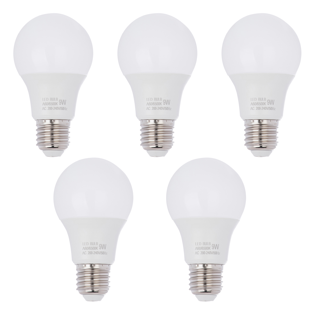 لامپ ال ای دی 9 وات میرا مدل بالب پایه E27 بسته 5 عددی