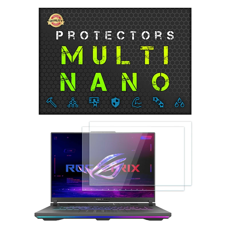 محافظ صفحه نمایش شفاف مولتی نانو مدل X-S2N مناسب برای لپ تاپ ایسوس ROG Strix G16 16 Inch 2024 بسته دو عددی