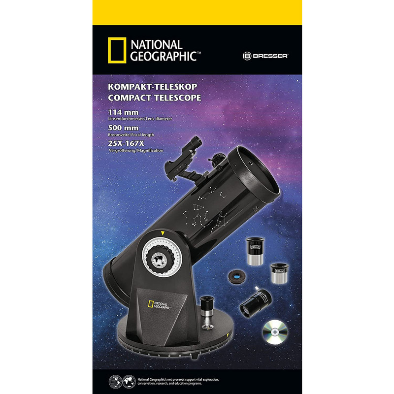 تلسکوپ نشنال جئوگرافیک مدل New Compact 114/500 mm