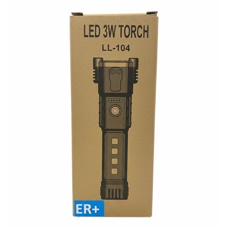 چراغ قوه دستی ای آر پلاس مدل LL104 با نور مهتابی چراغ قوه دستی ای آر پلاس مدل LL104 با نور مهتابی