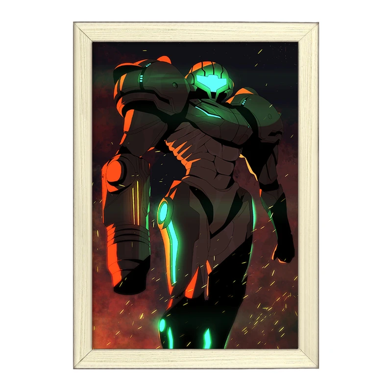 تابلو خندالو طرح بازی متروید (Metroid) کد 35688