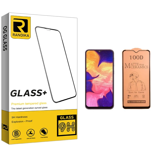 محافظ صفحه نمایش سرامیکی راندیکا مدل GLD مناسب برای گوشی موبایل سامسونگ Galaxy A10