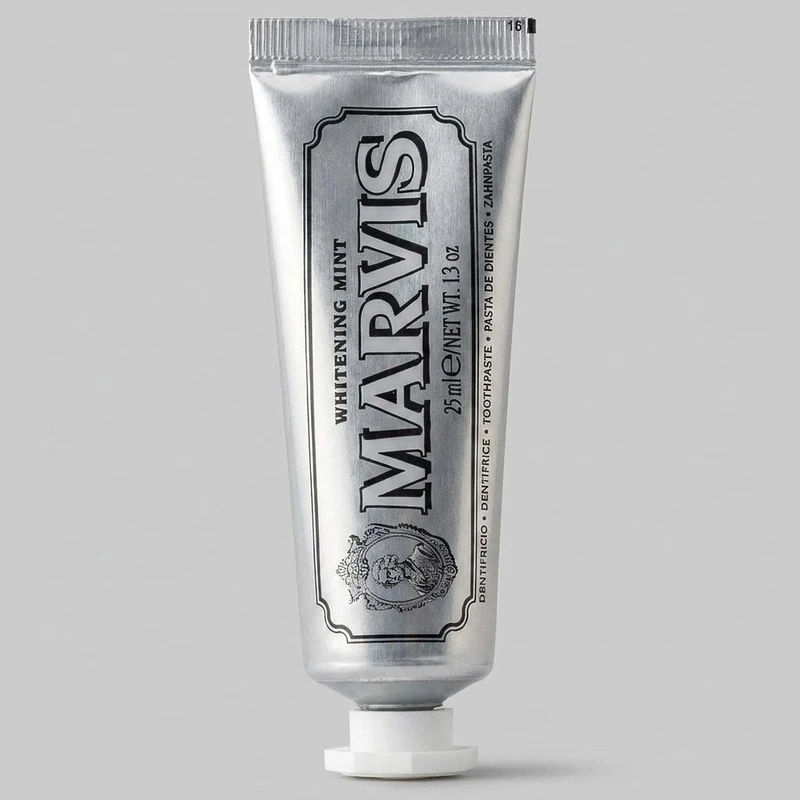خمیر دندان مارویس مدل Smokers Whitening Mint حجم 25 میلی لیتر
