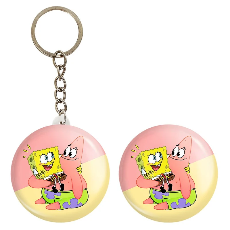 پیکسل خندالو مدل باب اسفنجی و پاتریک کد 24718 به همراه جاکلیدی