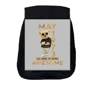 کوله پشتی مدل تدی عینک دودی    