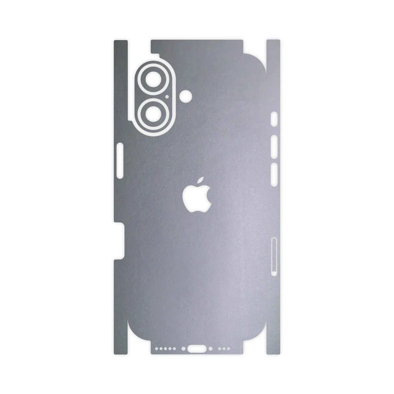 برچسب پوششی ماهوت مدل Matte-Silver-FullSkin مناسب برای گوشی موبایل اپل iPhone 16