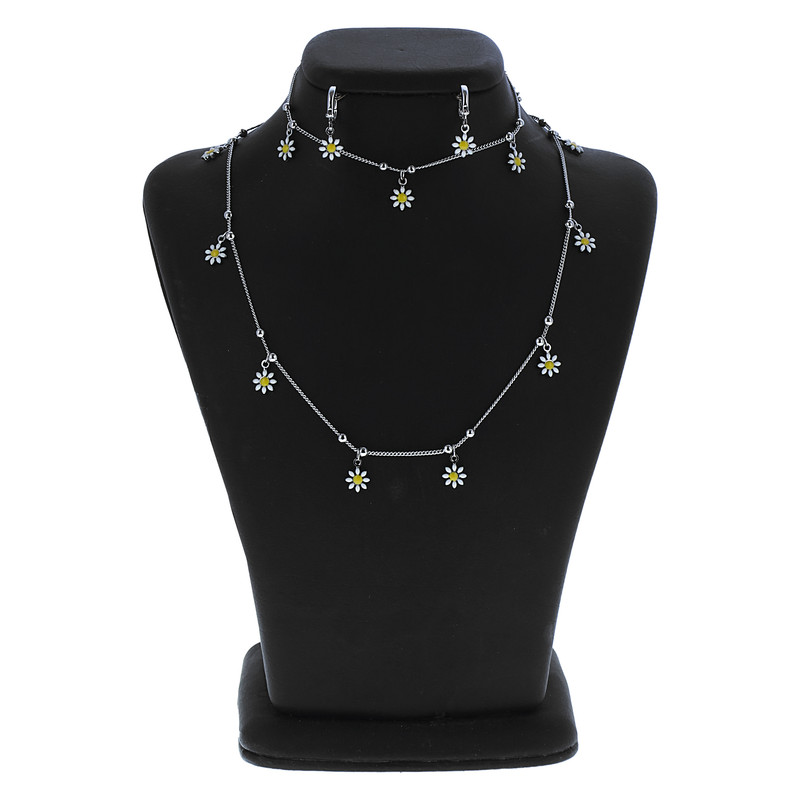 قیمت و خرید نیم ست زنانه مدل گل بابونه ظریف کد 529856