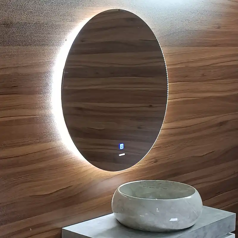 آینه آسان نصب فارابی مدل بک لایت طرح تک تاچ CR13T121/2