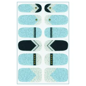 استیکر طراحی ناخن مدل ژله ای کد H47