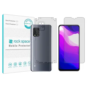 Rockspace transparent screen protector HyGEL model suitable for Xiaomi Mi 10 Lite mobile phone with back protector