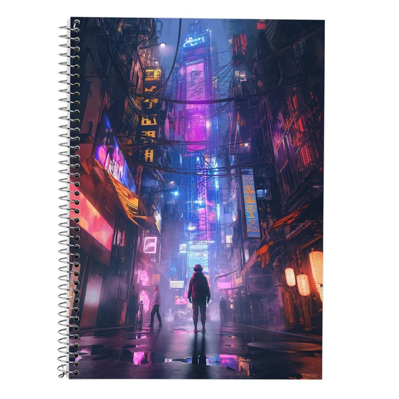 دفتر لغت 50 برگ مدوپد طرح شهر کد DF17402