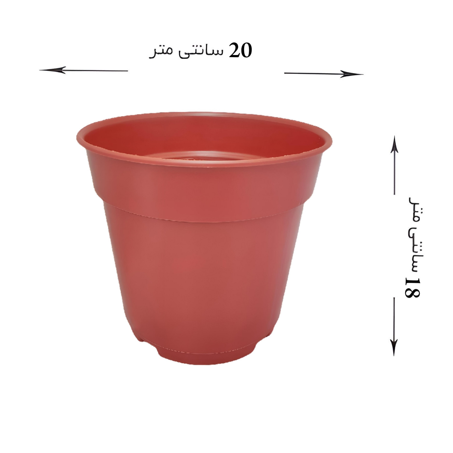 گلدان مدل کشاورزی کد MJH_07_S20 مجموعه 6 عددی