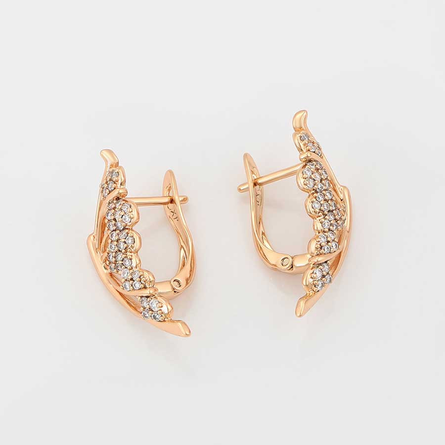 گوشواره زنانه ژوپینگ مدل پروانه ای قفل کلیپسی گوشواره زنانه ژوپینگ مدل پروانه ای قفل کلیپسی