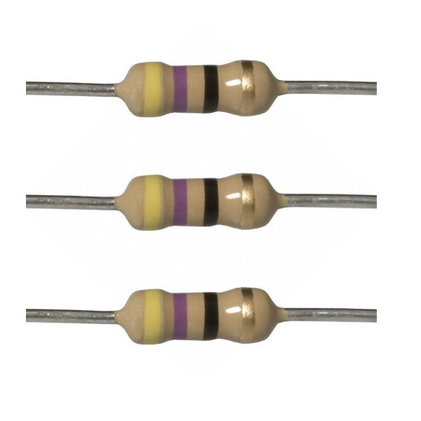 مقاومت 47 اهم 2W بسته 5 عددی