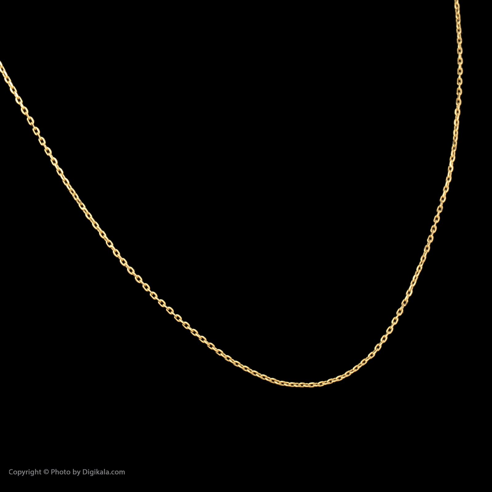 زنجیر طلا 18 عیار زنانه سنجاق مدل X072180 -  - 3