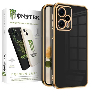 Plated monster cover suitable for Xiaomi Poco F5 / Redmi Note 12 Turbo mobile phone