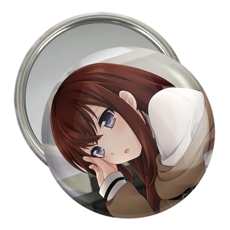 آینه جیبی خندالو مدل کوریسو ماکیسه انیمه اشتاینز گیت  کد 17467